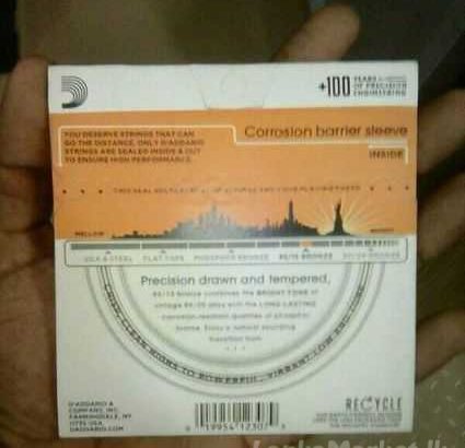 D’addario acoustic guitar string sets