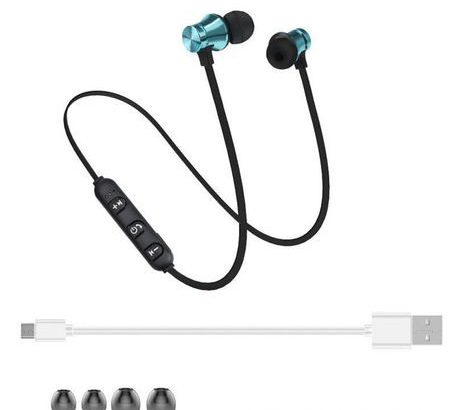 Cool Bluetooth 4.2 Stereo Earphone Headset Wireless Magnetic Earbud For any Phone
