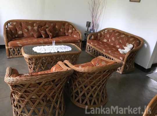 Cane sofa set for sale