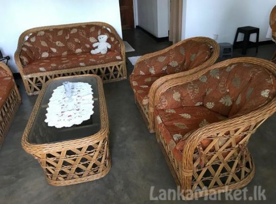 Cane sofa set for sale