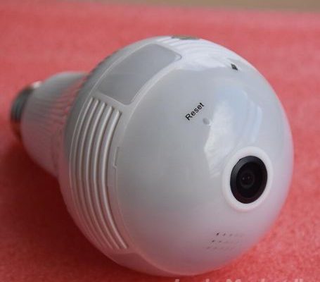 CCTV Camera Bulb Wifi 360 Fisheye Panaromic for sale