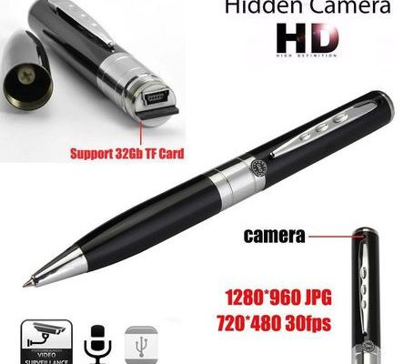 Pen Spy Hidden Video Cam 720HD 5MP