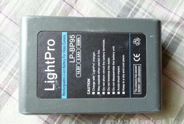 Rechargeable professional cameras