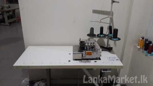 Juki five thread overlock sewing machine