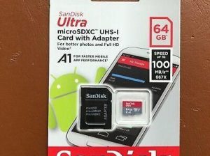 SanDisk 64GB MicroSD Card available
