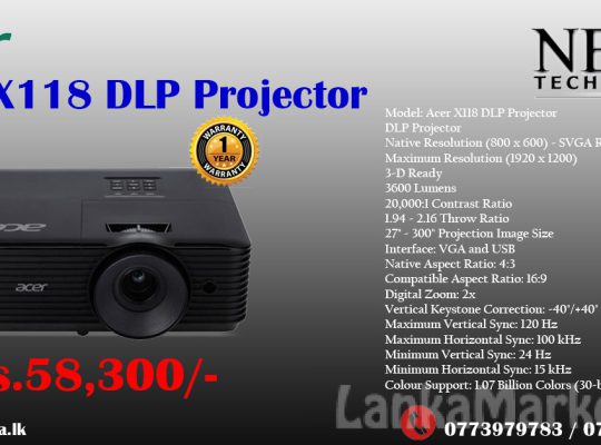 Acer X118 DLP Projector