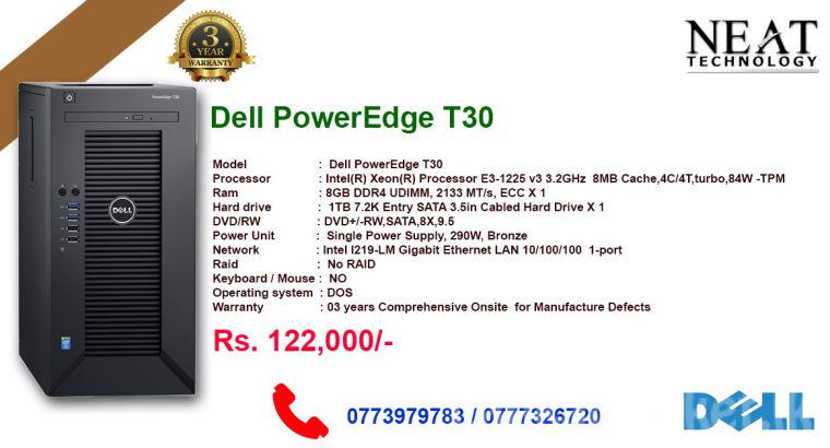Dell PowerEdge T30 , Server