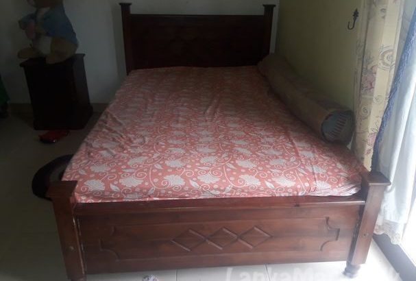 teak single bed for sale