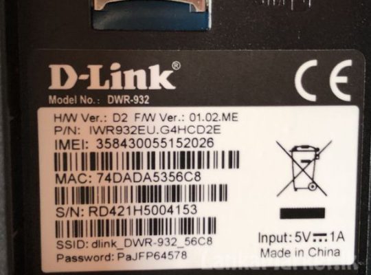 D-Link 4G Portable Router for sale