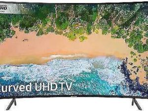 SAMSUNG 55 Inch 55NU7300 Smart Curved 4K UHD TV with HDR