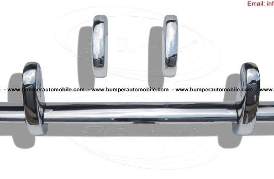 Triumph TR3A bumper (1957–1962) in stainless steel