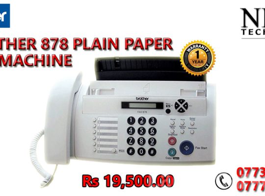 BROTHER 878 PLAIN PAPER FAX MACHINE