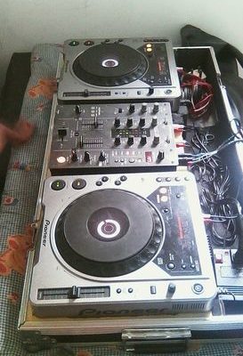 Pioneer console with flight casing for sale