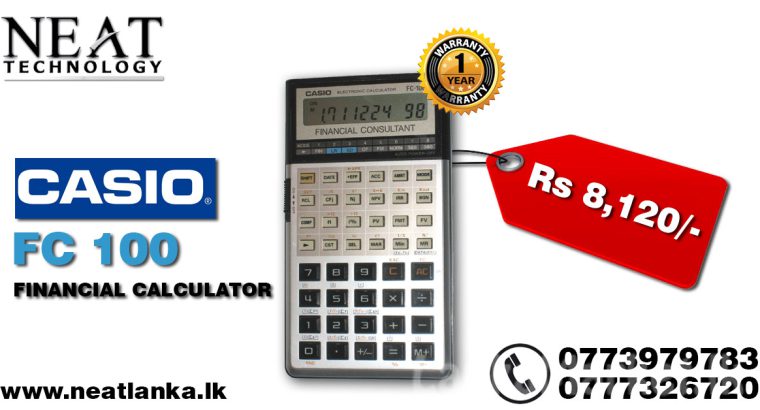 Casio FC-100 (FINANCIAL CONSULTANT)