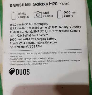 Samsung Galaxy M20