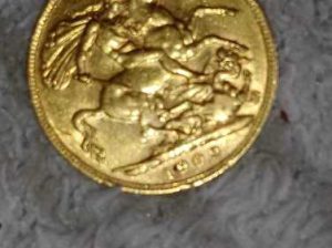 Rare 1909 King Edward vl collectible gold sovergine