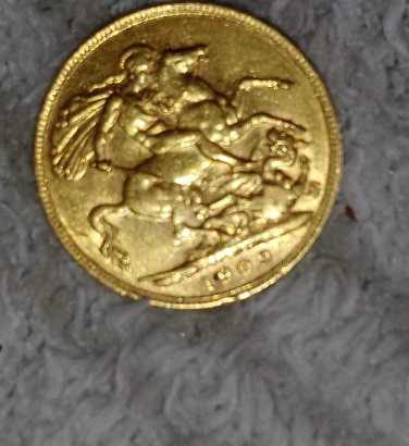 Rare 1909 King Edward vl collectible gold sovergine