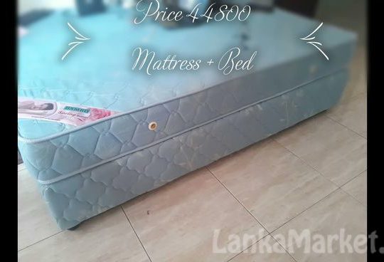 Diwan bed with mattress for sale