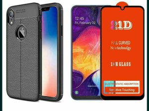 Auto Focus Back Cover With 21D Tempered Glass