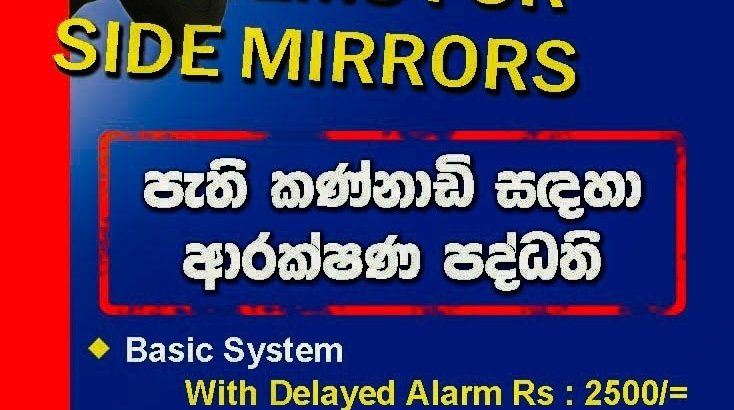 WagonR side mirror security systems