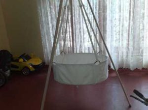 Imported baby cradle