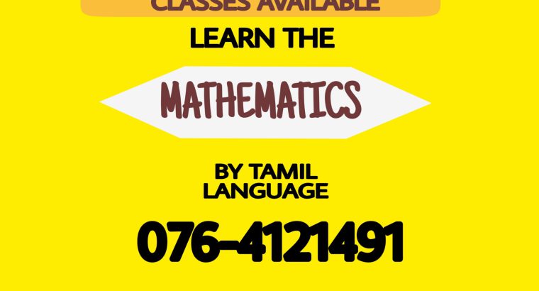 Home visiting Maths class in Tamil medium