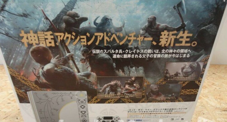 New NEW Sony PlayStation 4 Pro God Of War 1TB With Wireless Controller