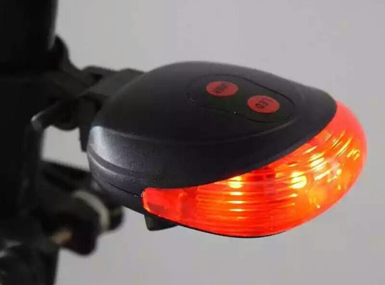 MTB Road Rear Taillight Lamp 5 LED+2 Laser Bicycle reflector Light Cycling Bike Light Safety Warning Night Riding
