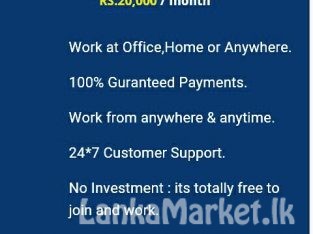 We are Hiring – Earn Rs.15000/- Per month – Simple Copy Paste Jobs