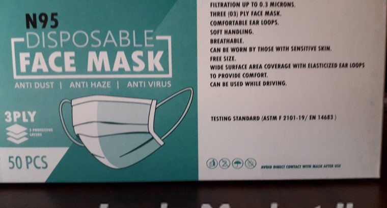 Disposable Face Mask for sale