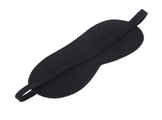 black colour high quilty eye mask