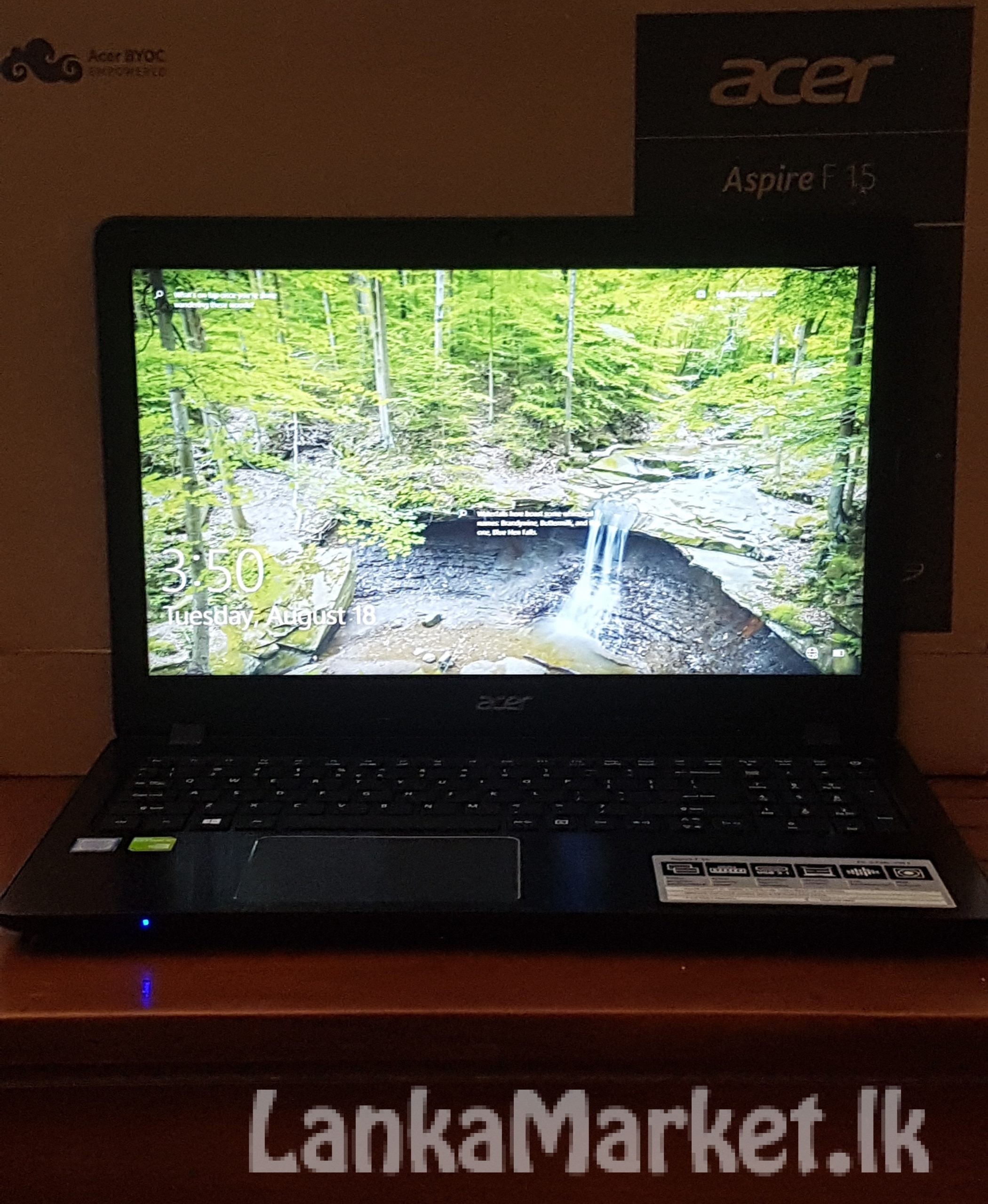 Acer aspire F15 Gaming laptop