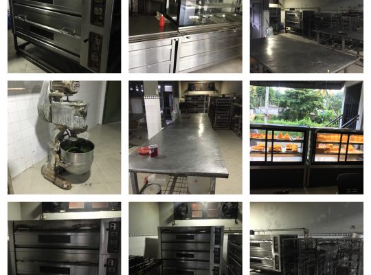 Bakery outlets, kitchen & restaurant equipment for sale