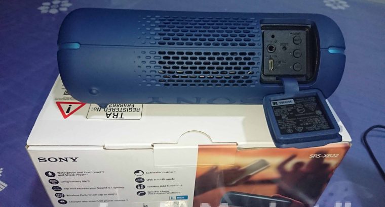 SONY EXTRA BASS™ Portable BLUETOOTH® Speaker – SRS-XB22