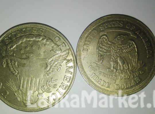 Old us silver dollor coins