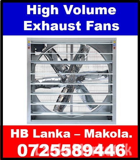 Wall Exhaust fans fans sale srilanka, Belt driven shutter fans, high volume fans srilanka,wall exhaust fans srilanka