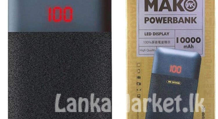 Power Bank 10000mAh – WK Mako 10000mah Power bank