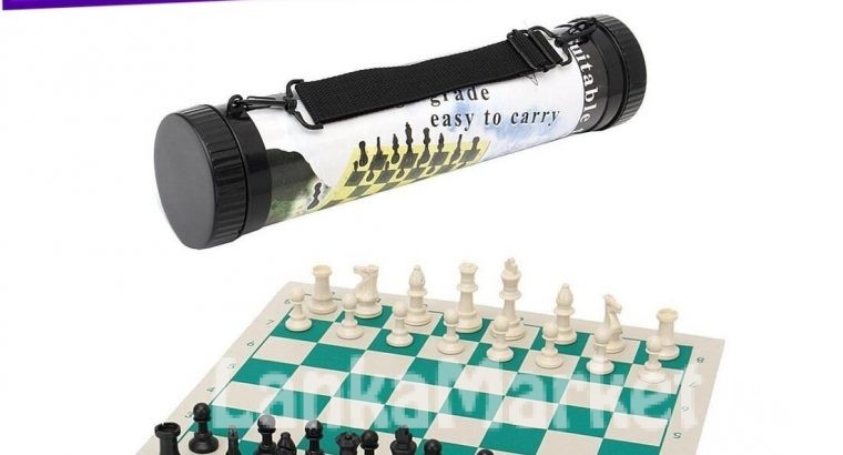 Chess Roll Board with Bag Cover- Medium