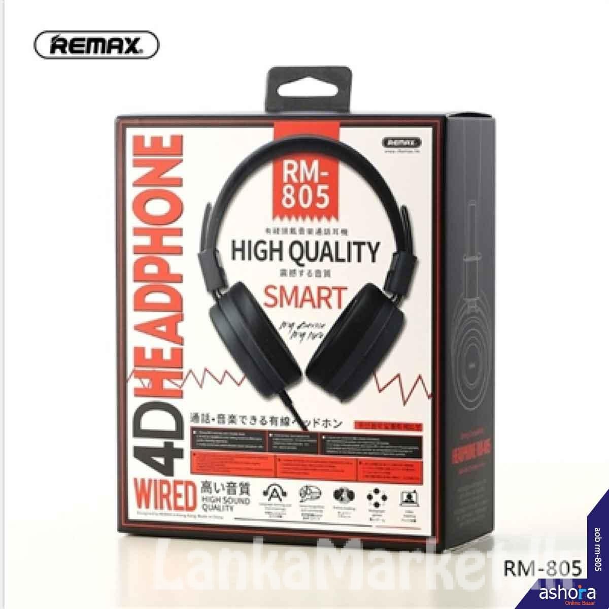 Headset / Headphone / Wired Headset Music over-ear Headphone / Remax Rm-805 Wired Headset Music over-ear Headphone