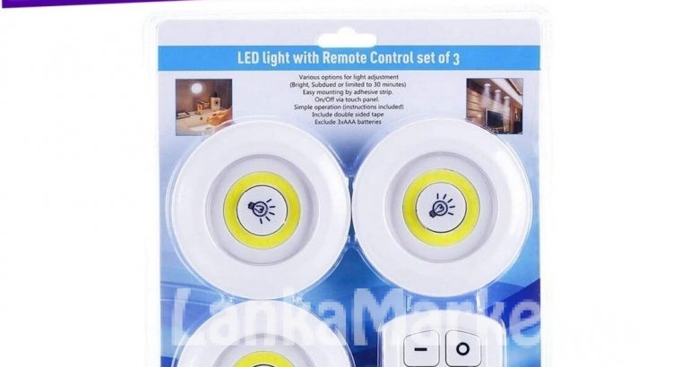 3 Emergency led lights with remote control