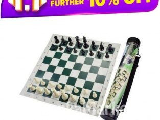 Chess Mat with Bag Cover – Medium (Chess Mat with Bag Cover including Chess Pieces – Medium)