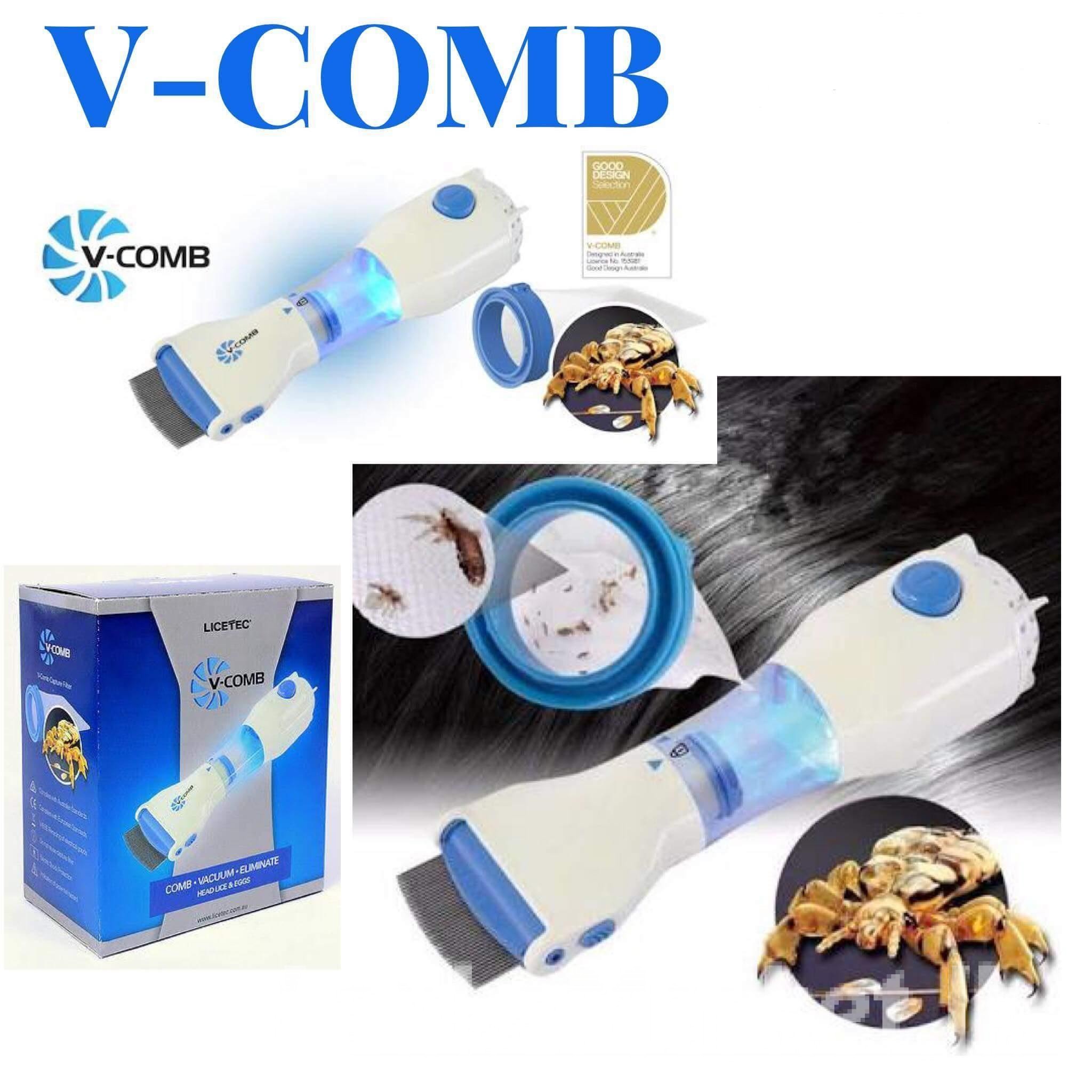 V-Comb 4 Pack Head Lice & Head Lice Eggs Remover