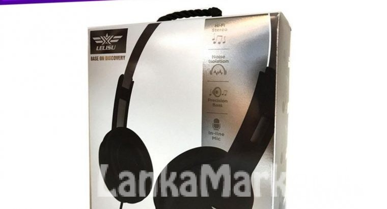 LELISU Stereo Hifi headphone with mic / LELISU Headphone LS-803