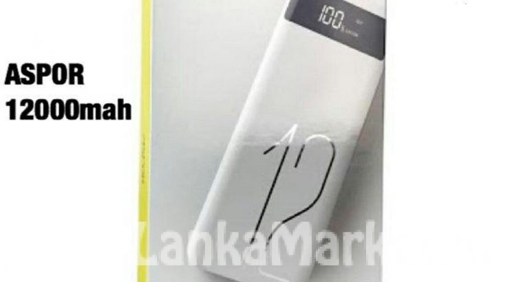Aspor Power bank / Aspor A398 Power Bank / Power Bank – 20,000 MAH