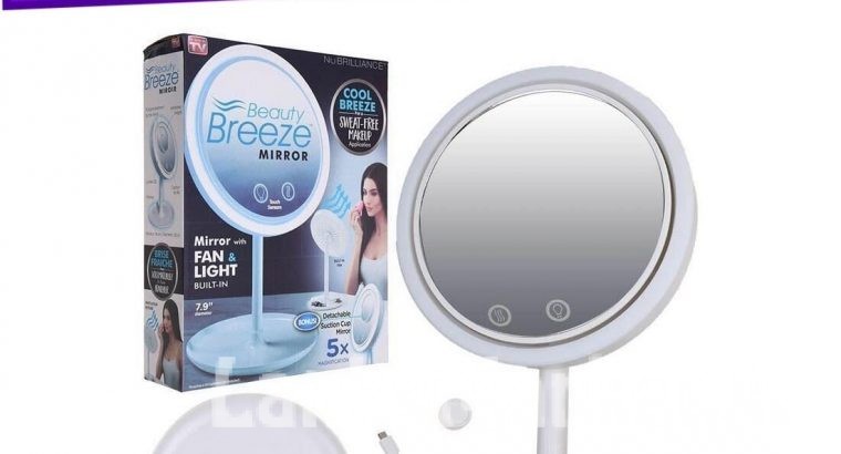 Cosmetic Mirror with Fan & Light