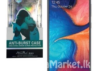 Samsung A20S Anti Burst Back Cover / Anti Burst Back Case / Clear Back Cover / Transparent Back Cover / Silicone Back Cover