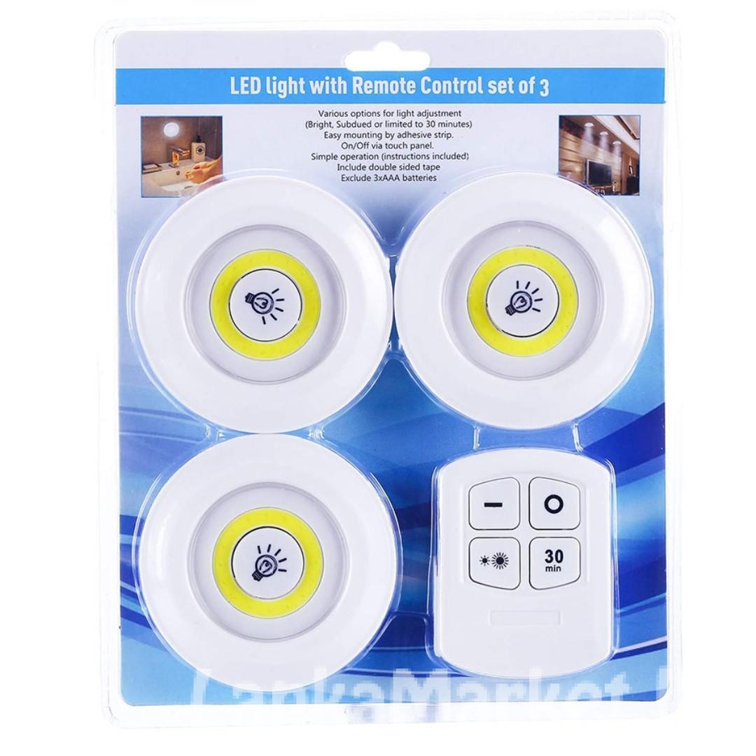 Emergency led lights with remote control
