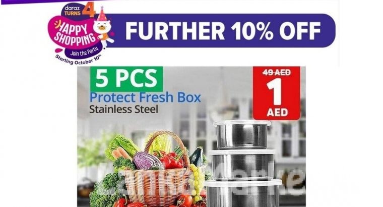Food Containers Protect Fresh Box – 5 Pcs