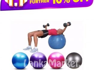 Gym Ball / Yoga Ball – (Aerobic Ball) – 85 Cm – Multicolor