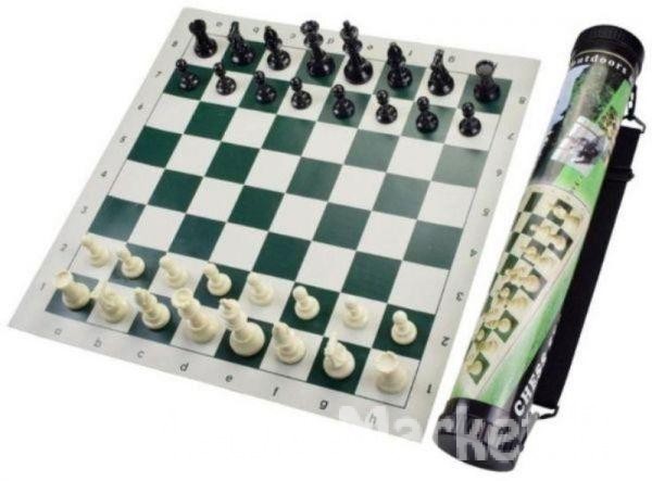 Chess Roll Board with Bag Cover- Small